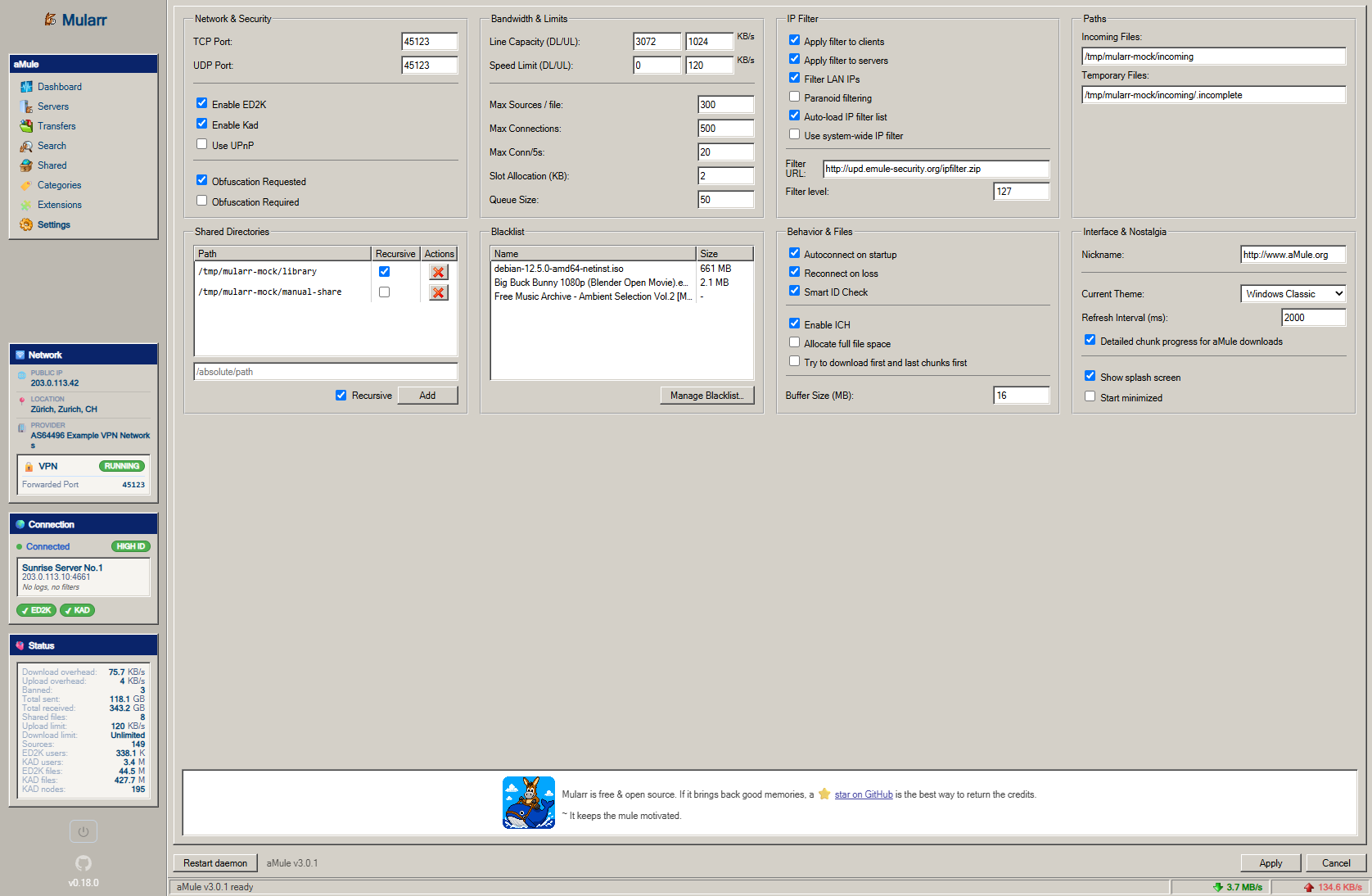 Settings (Windows Classic theme)